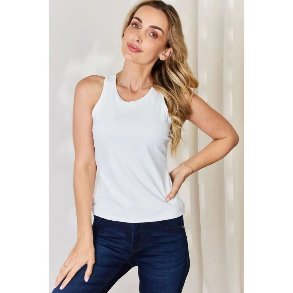 Basic Bae Full Size Round Neck Racerback Tank - image 1